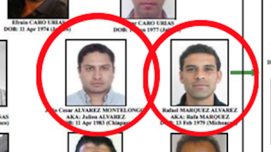 EU retirará visa a Rafael Márquez Álvarez y a Julión Álvarez