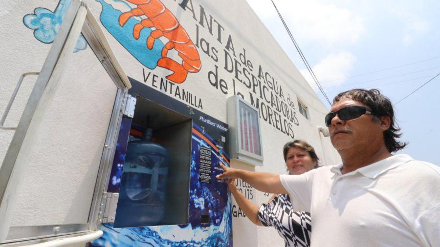 Club Rotario dona “Planta de Agua Purificada en la colonia Morelos”