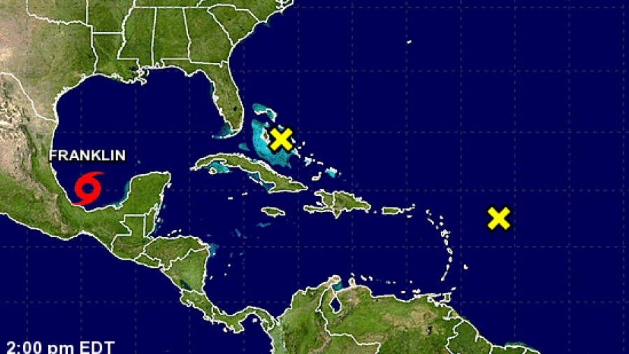'Franklin' ya es huracán categoría 1