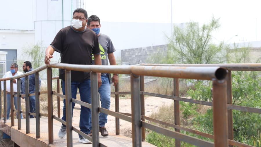 Construcción de puente peatonal fue gestionada por habitantes y realizada por Ayuntamiento