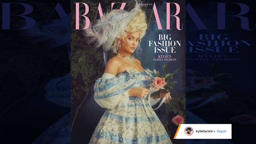 Kylie Jenner se transforma en María Antonieta para la portada de Harper's Baazar