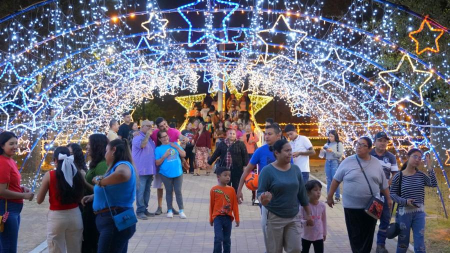 Invitan a disfrutar en familia las luces y esplendor del “Viveros Mágico”