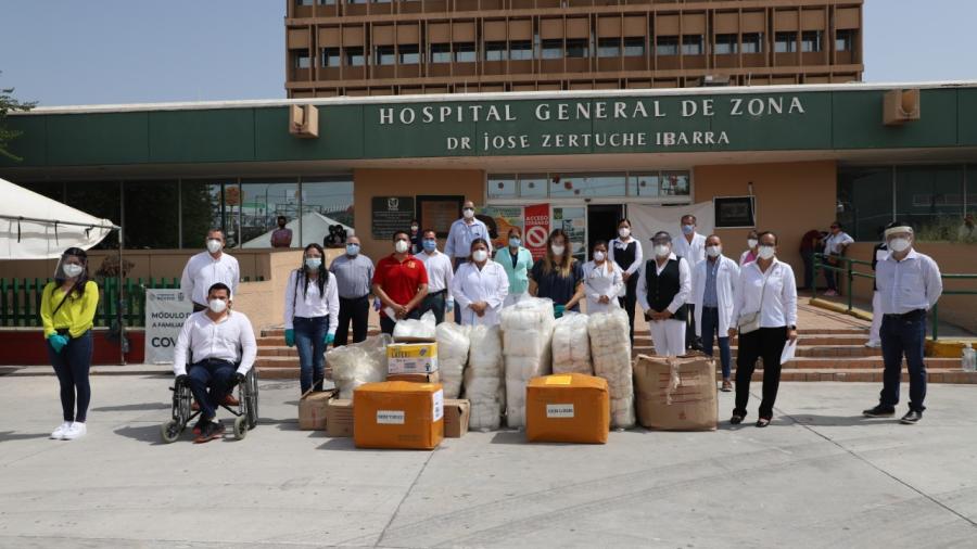 Entrega Alcaldesa 6,300 insumos médicos a Clínica 15 del IMSS