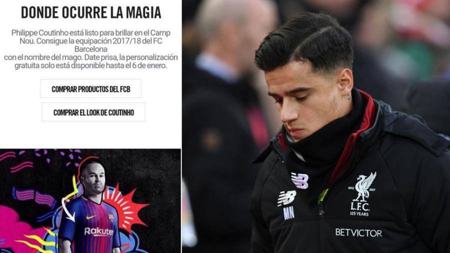 Nike adelanta fichaje de Coutinho con el Barcelona