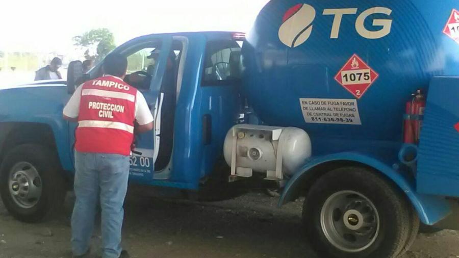 Supervisa Protección Civil de Tampico transporte de empresas gaseras