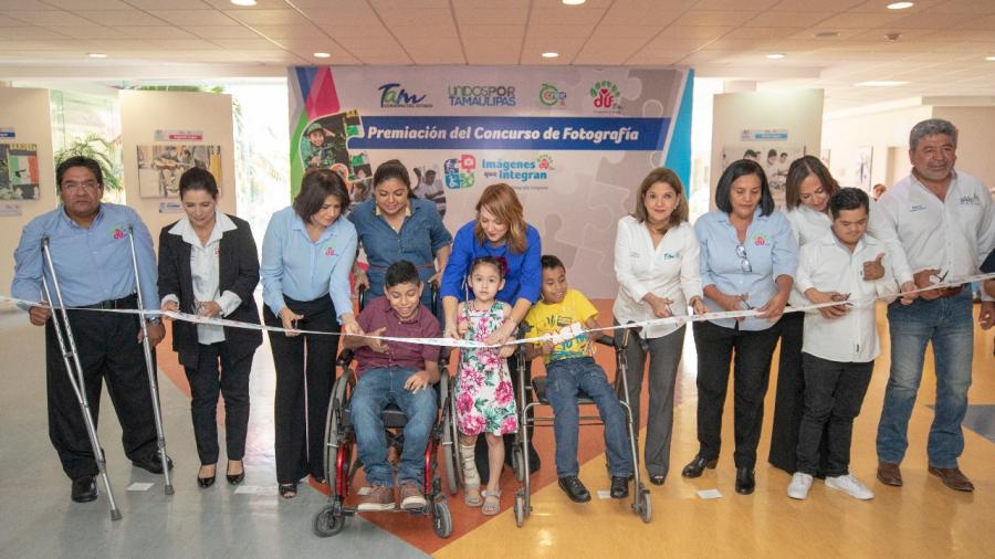 Con exposición fotográfica, promueve DIF Tamaulipas cultura de respeto para personas con discapacidad