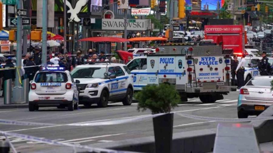 Se registra tiroteo en Times Square, dejando tres heridos