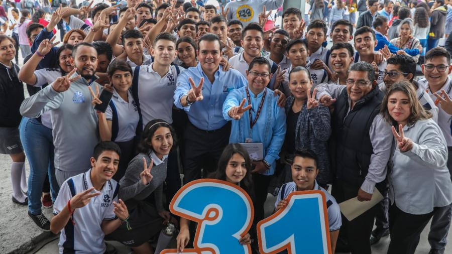 Avanza construcción de aulas, baños y bardas en escuelas 