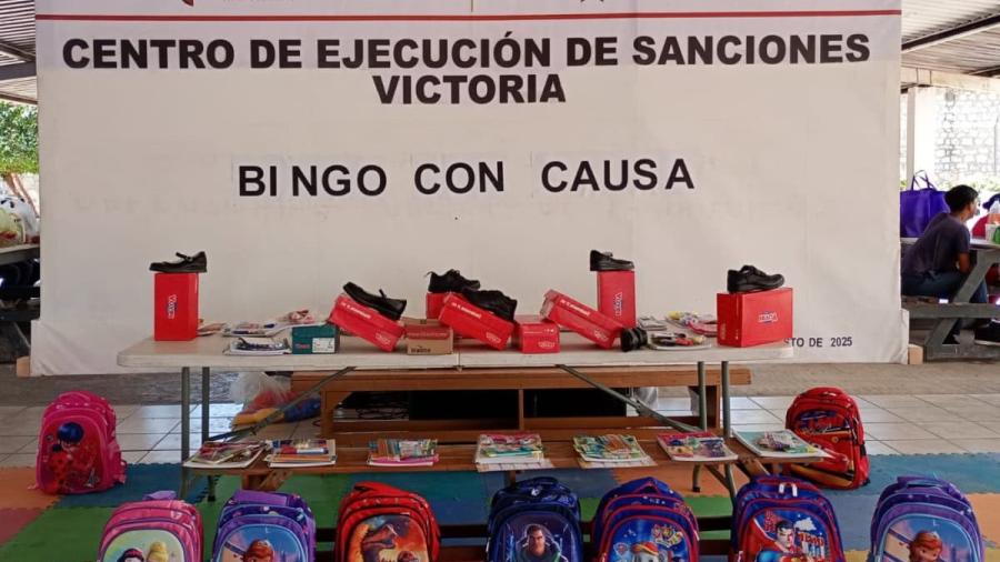 Realiza CEDES Victoria “bingo con causa” para el regreso a clases