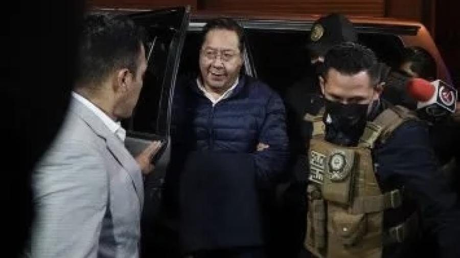 El expresidente boliviano Luis Arce ingresa a prisión preventiva