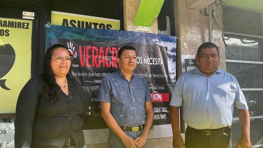 Piden víveres para familias de Álamo, Veracruz