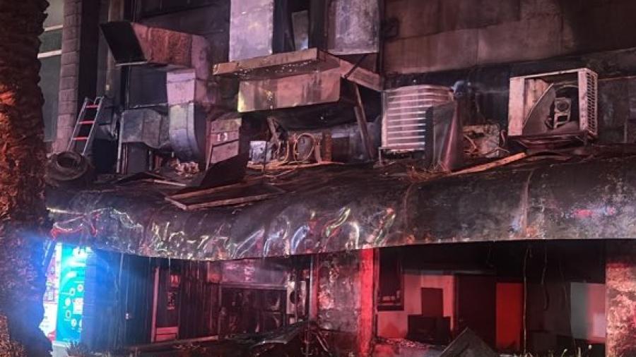 Controlan incendio en restaurante La Soldadera en la alcaldía Cuauhtémoc