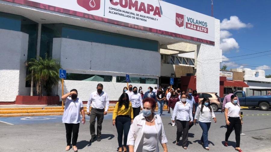 Comapa participa en Simulacro Nacional 