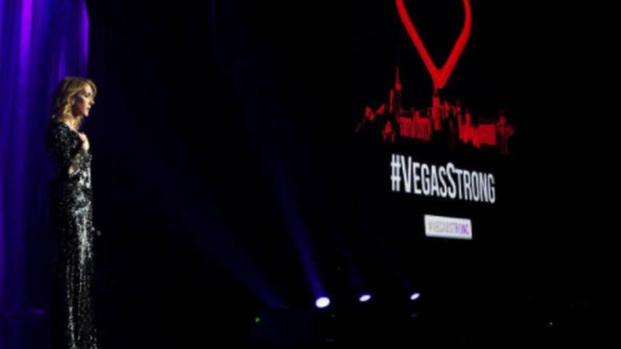 Celine Dion rinde tributo a víctimas de masacre en Las Vegas