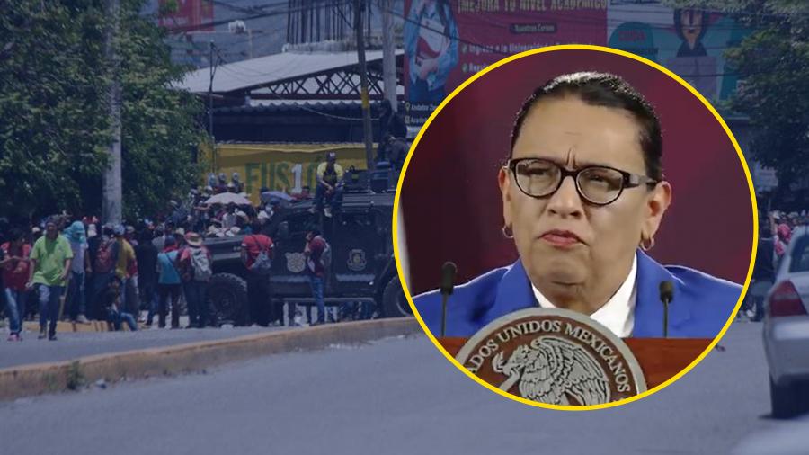 Servidores públicos retenidos por manifestantes en Chilpancingo están en buen estado: SSPC