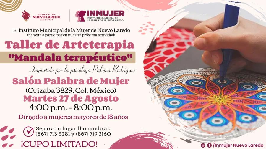 Inmujer Nuevo Laredo impartir&aacute; curso de arteterapia con mandalas