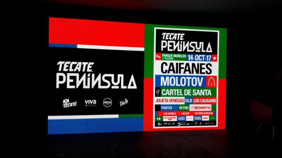 El Tecate Península revela su line up para el 14 de octubre