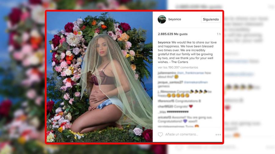 Beyoncé confirma que está embarazada de mellizos 
